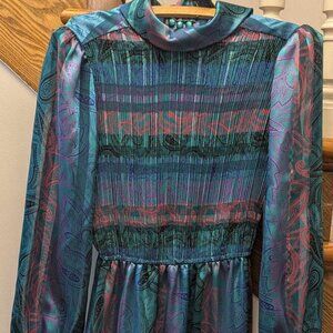 Satiny 70's Vintage Dress